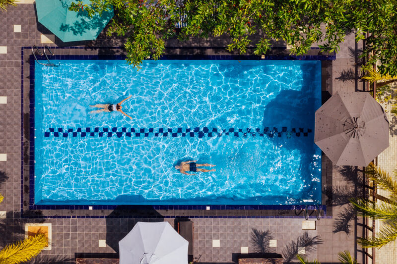 Swimming pool in villa